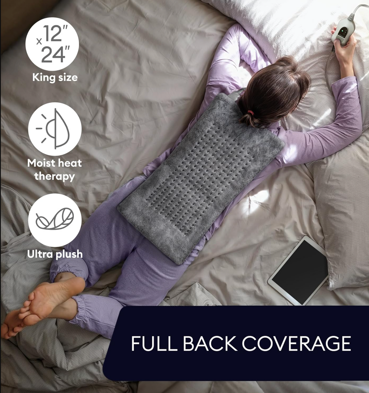 Warm & Co Relief Pad full back coverage