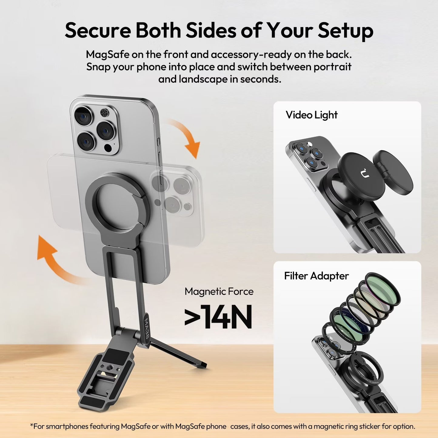 5-in-1 Magnetic Phone Stand